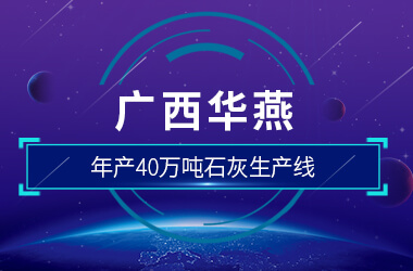 广西华燕年产40万吨石灰出产线