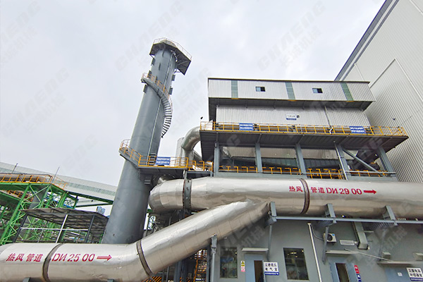 沙钢年产60万吨钢渣微粉出产线项目现场